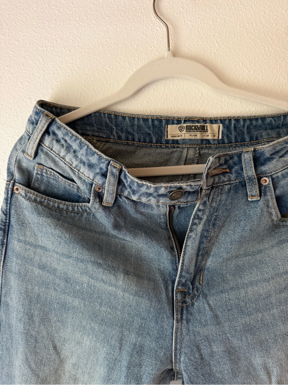 Rock & Roll Light Blue Women's Boot Cut Jeans